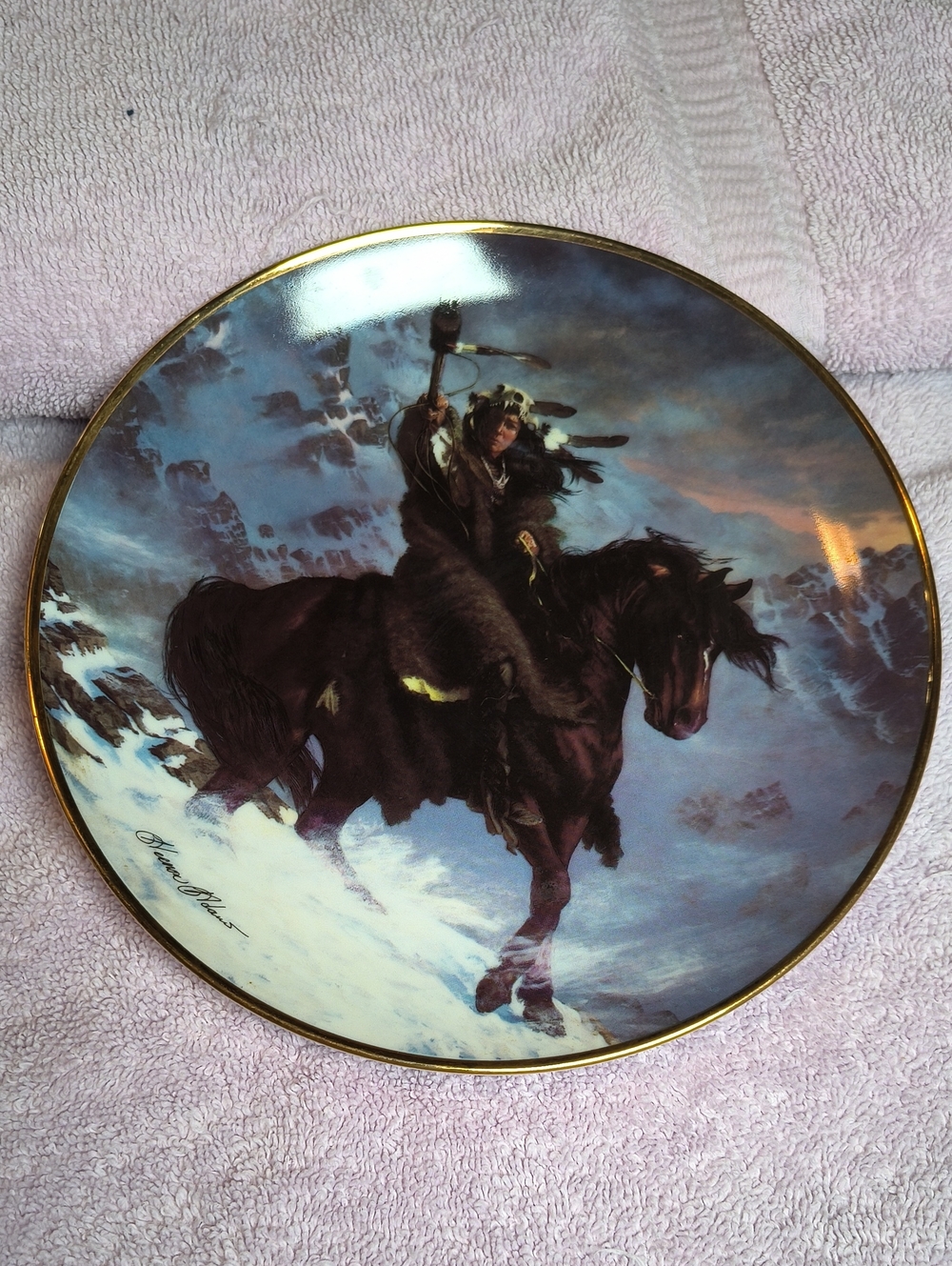 Spirit Of The Wind Decorative Collector Plate - Western Heritage Museum